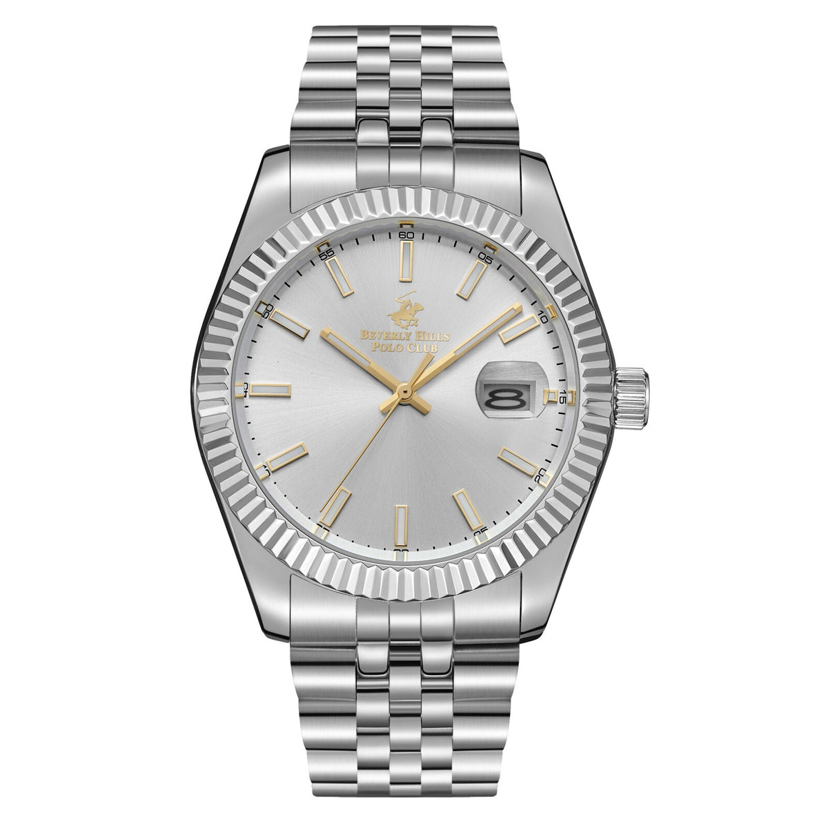 Beverly Hills Polo Club Silver Men's Watch BP3018X.331 BP3018X.331 - Image 1