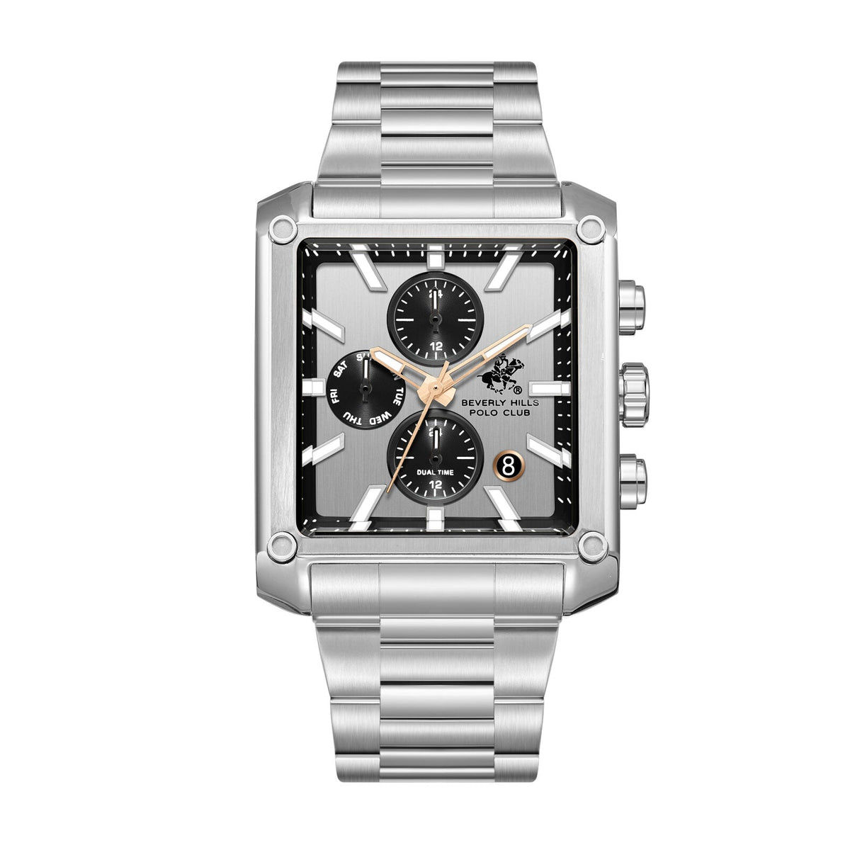 Beverly Hills Polo Club Silver Men's Watch BP3868X.330 BP3868X.330 - Image 1