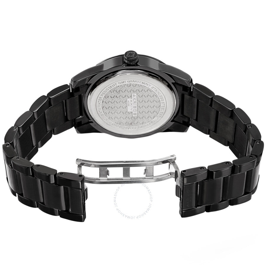 Akribos XXIV Quartz Black Dial Men's Watch AK1055BK - Dawson Watches #4