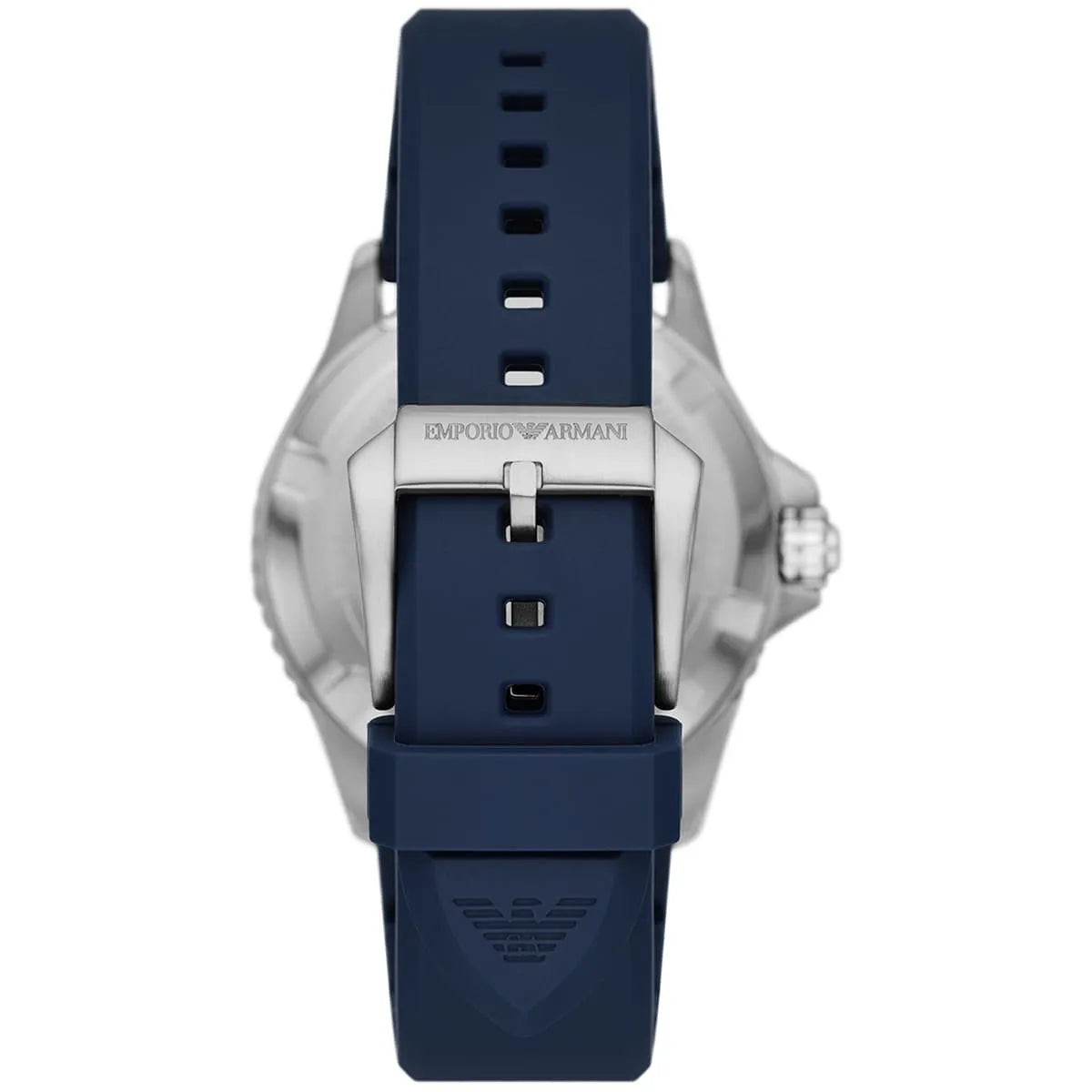 Emporio Armani Sea Explorer GMT Blue Silicone Men's Watch - AR11592