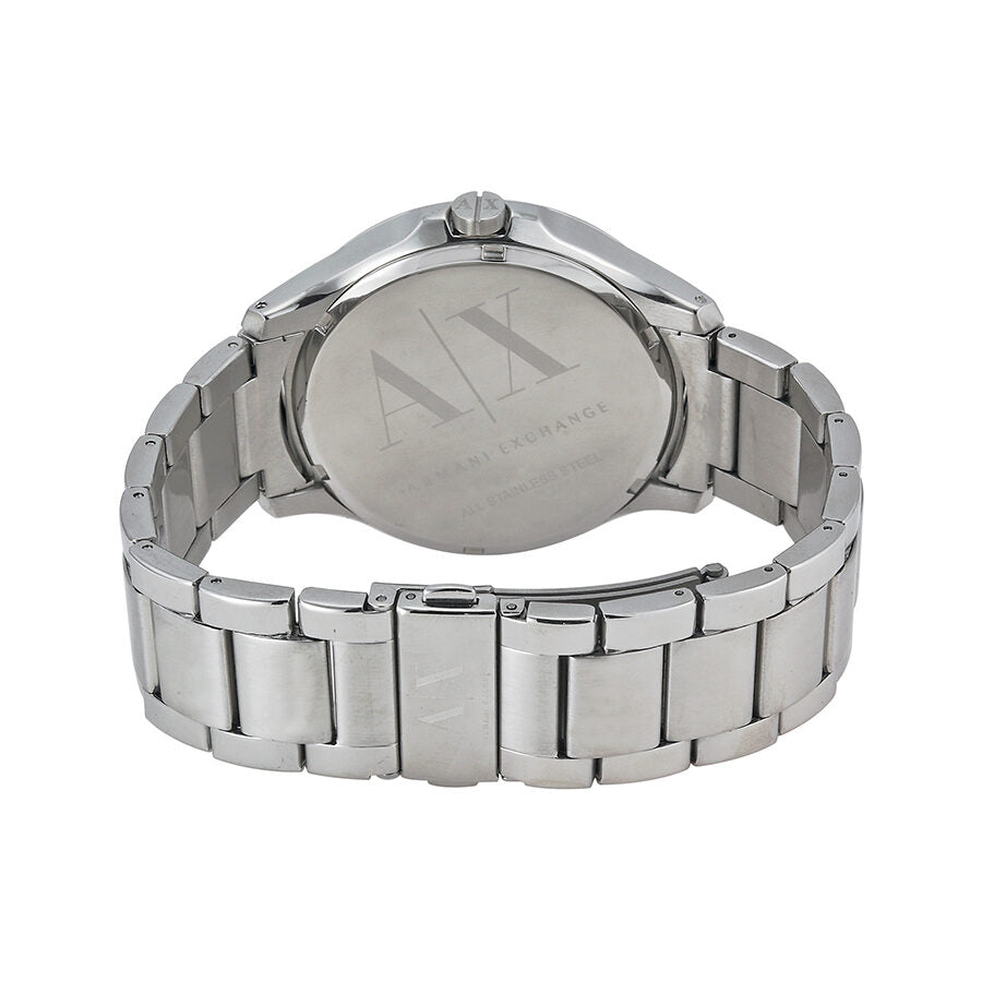 Armani Exchange Blue Textured Dial Stainless Steel Men's Watch AX2132 - The Watches Men & CO #3