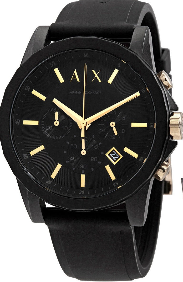 Armani Exchange Chronograph Quartz Black Dial Men’s Watch AX7105 - Watch