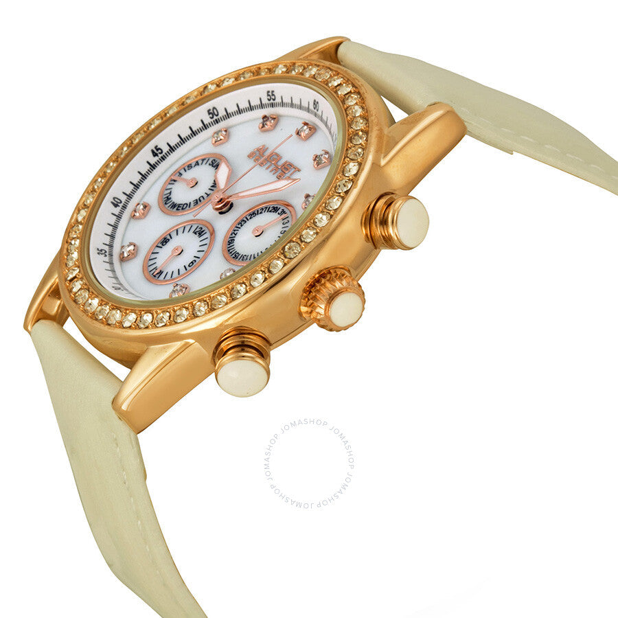 August Steiner Rose Gold-tone Ladies Watch AS8018WT - Dawson Watches #2