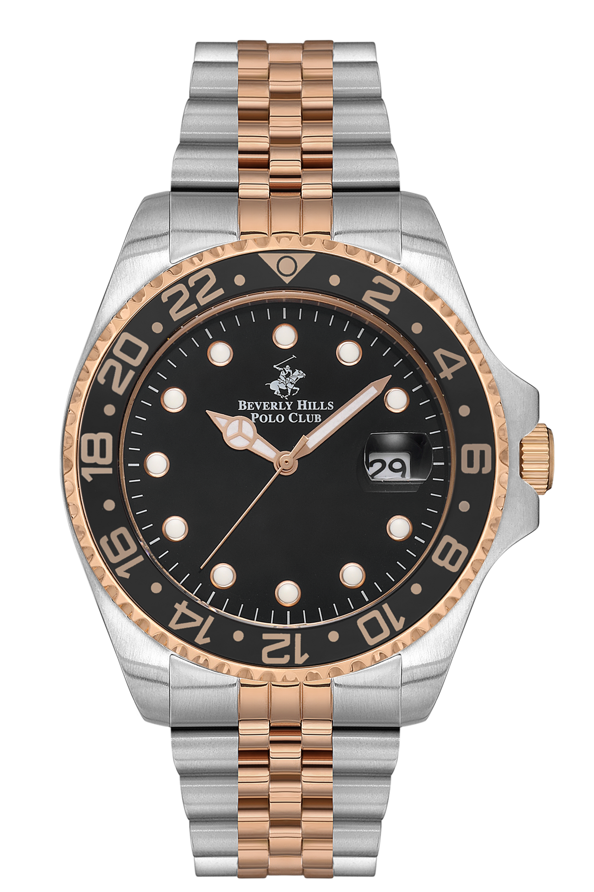 BEVERLY HILLS POLO CLUB Men’s Analog Black Dial Watch – BP3126X.550 - Watch