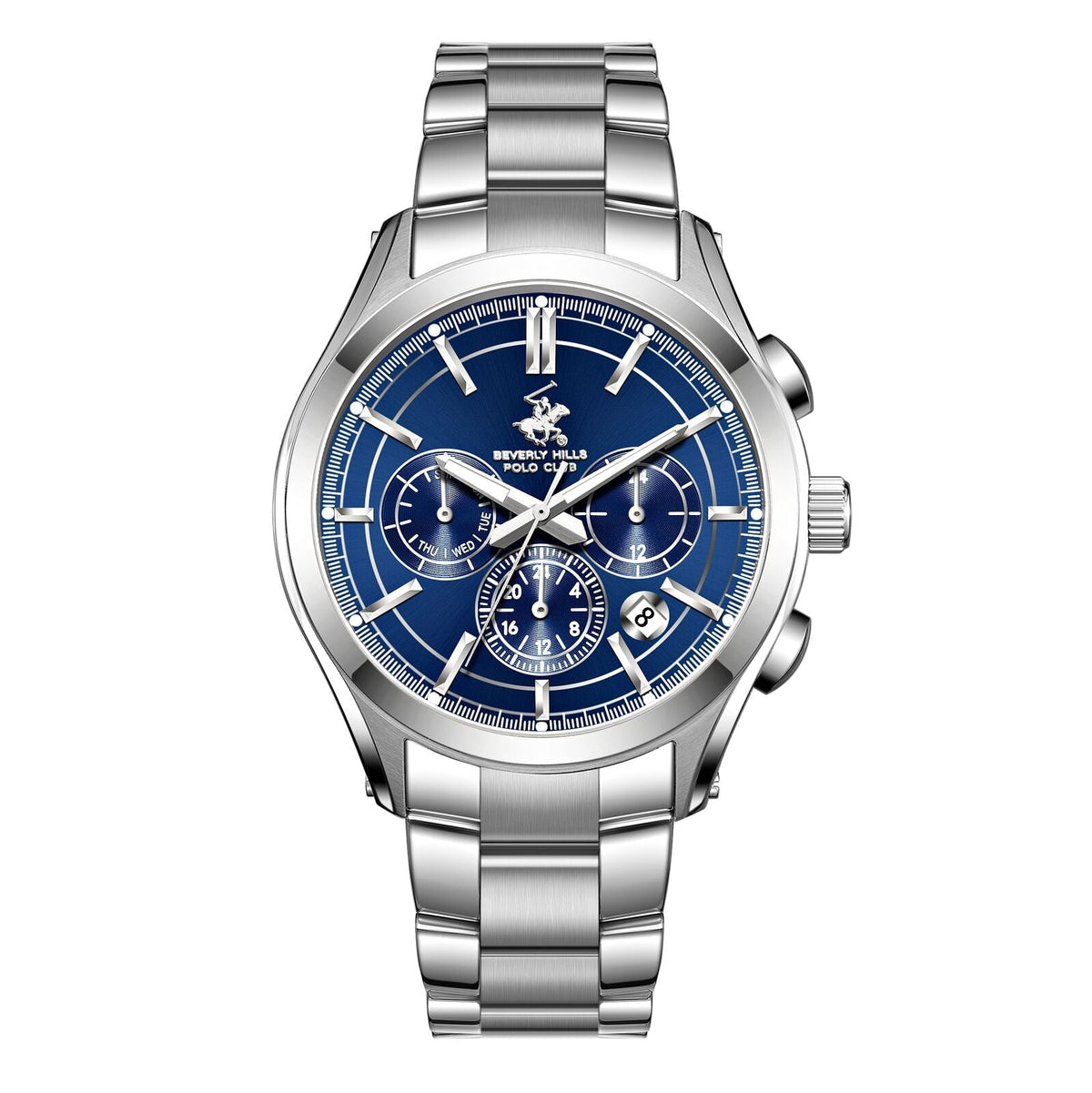 Beverly Hills Polo Club Silver Men's Watch - BP3812X.390 BP3812X.390 - Image 1