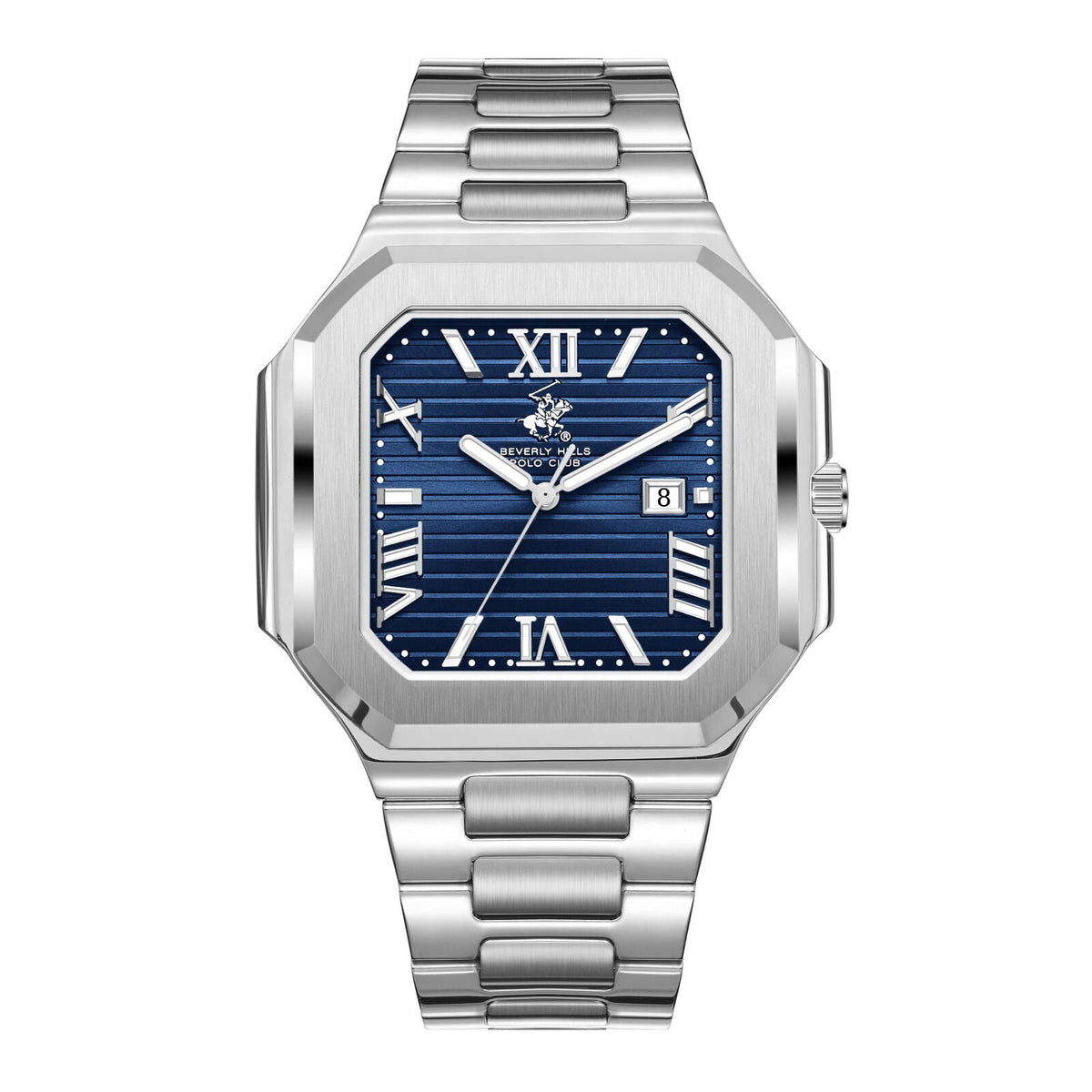Beverly Hills Polo Club Silver Men's Watch - BP3845X.390 BP3845X.390 - Image 1