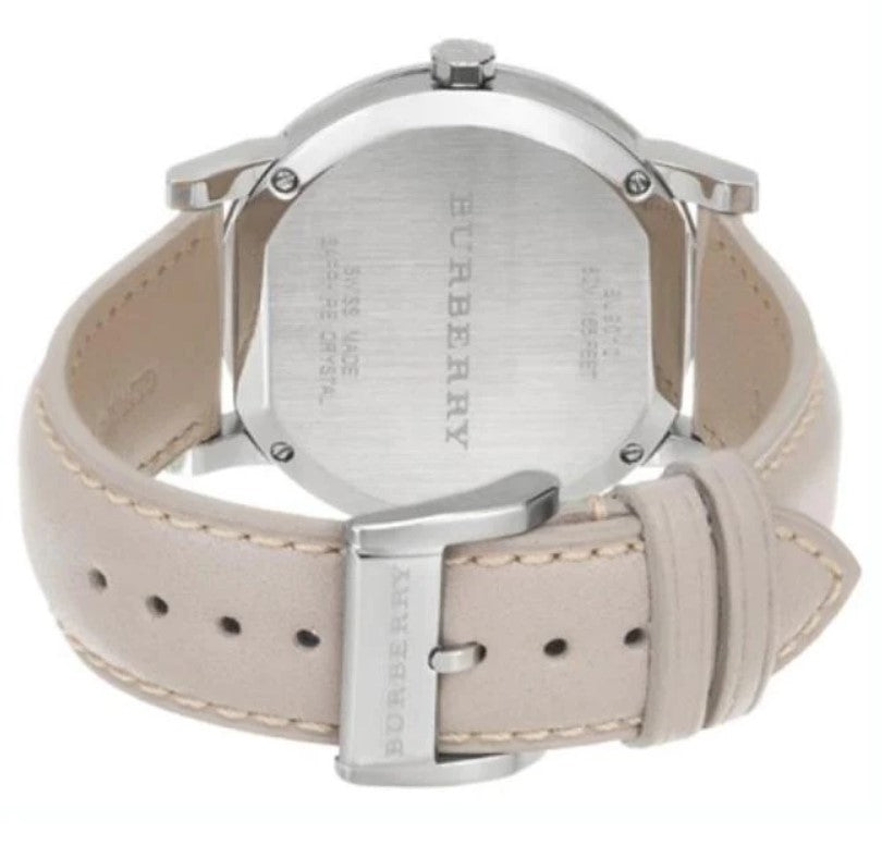 Burberry Men's Large Check Tan Leather Strap Men's Watch BU9010 - The Watches Men & CO #3