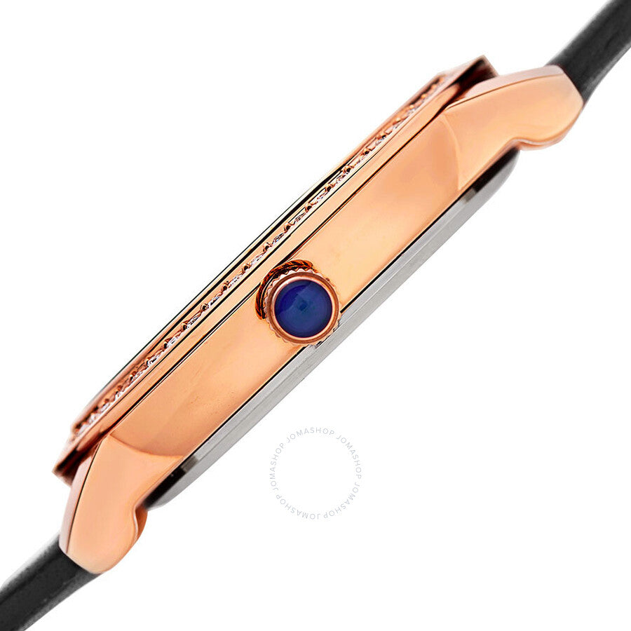 Burgi Mother 0f Pearl Dial Black Leather Ladies Watch BUR159BKR - Dawson Watches #4