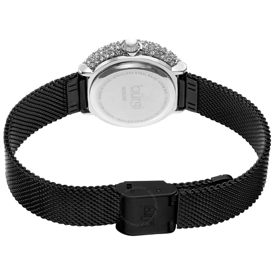 Burgi Quartz Diamond White Dial Ladies Watch BUR259SSBK - Dawson Watches #4
