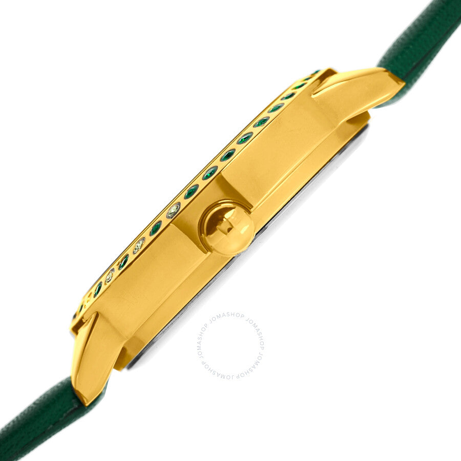 Burgi Quartz Green Dial Green Leather Ladies Watch BUR161YGGN - Dawson Watches #3