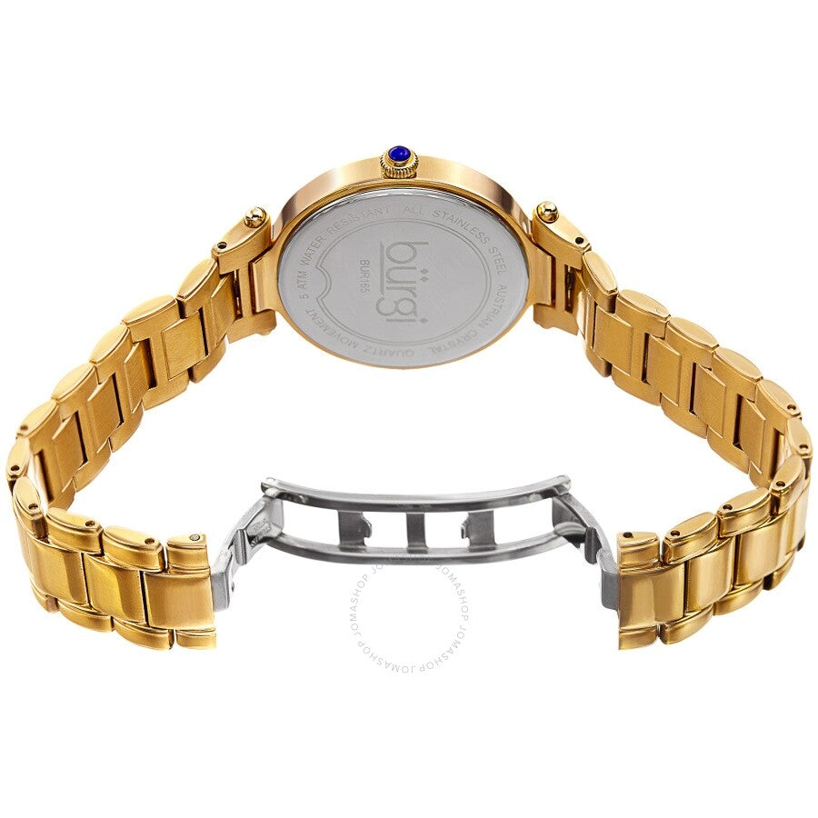 Burgi Quartz Mother of Pearl Dial Ladies Watch BUR165YG - Dawson Watches #4