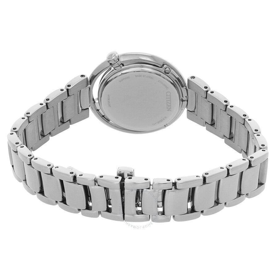 Citizen L Eco-Drive Diamond Mother of Pearl Blue Dial Ladies Watch EM1110-81N - The Watches Men & Co #3