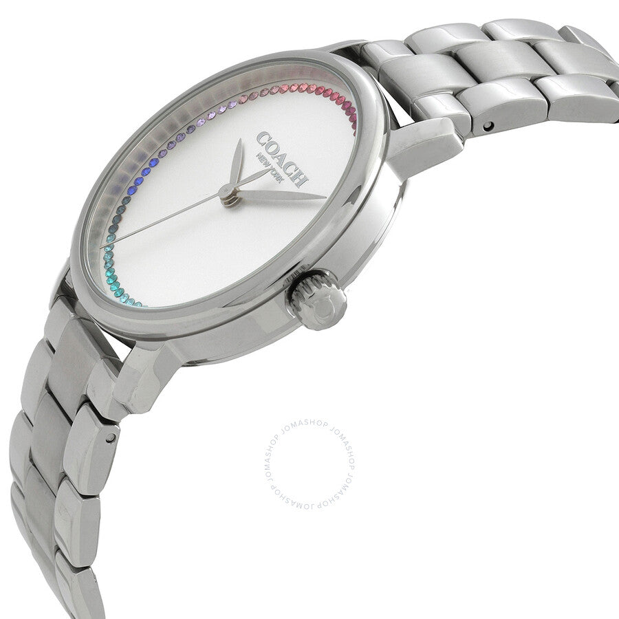 Coach Grand Quartz Silver Dial Ladies Watch 14503968 - Dawson Watches #2