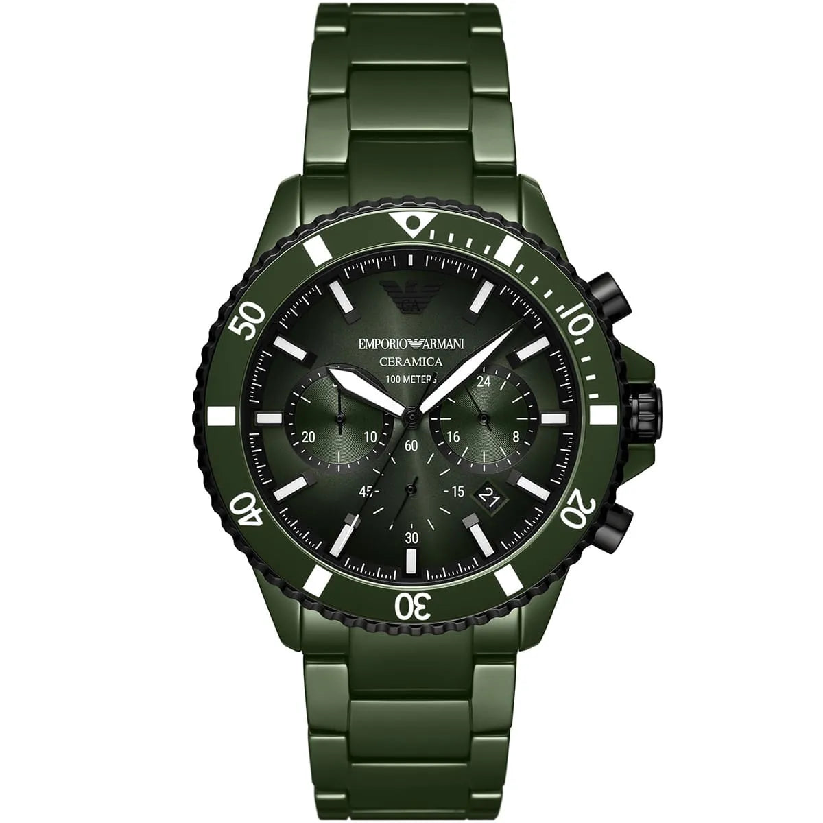 Emporio Armani Green Men's Watch - AR70011 AR70011 - Image 1