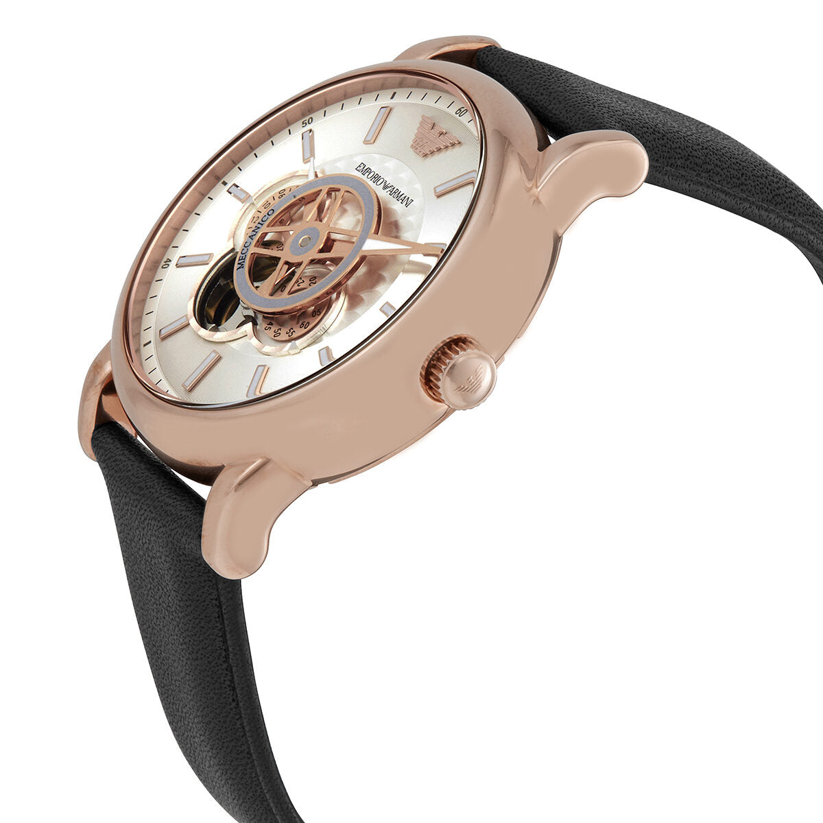Emporio Armani Luigi Automatic Silver Dial Men's Watch #AR60013 - The Watches Men & CO #2