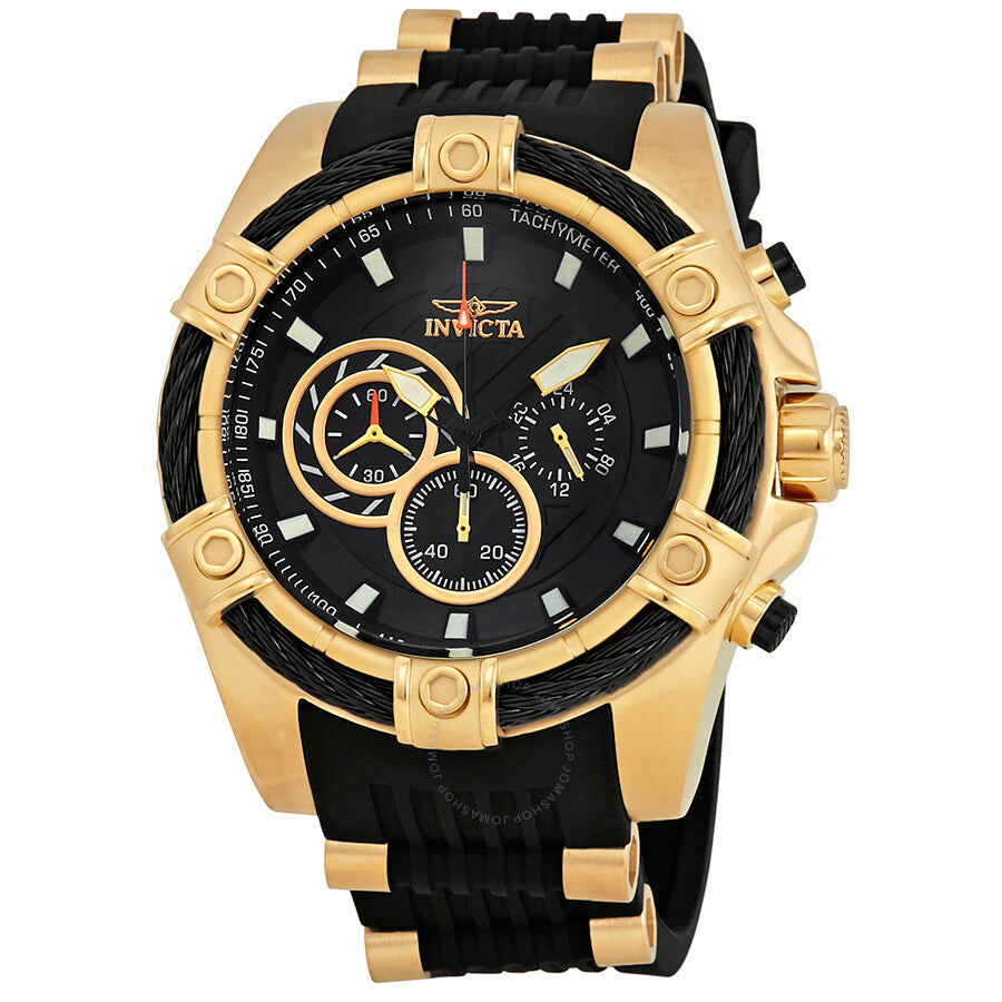 Invicta Bolt Chronograph Black Dial Men's Watch 26818 - The Watches Men & Co