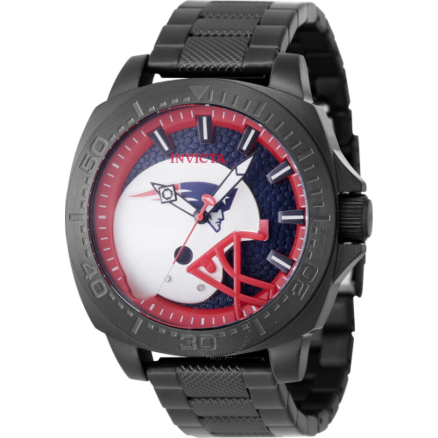 Invicta NFL New England Patriots Quartz Men's Watch 47874 - The Watches Men & Co