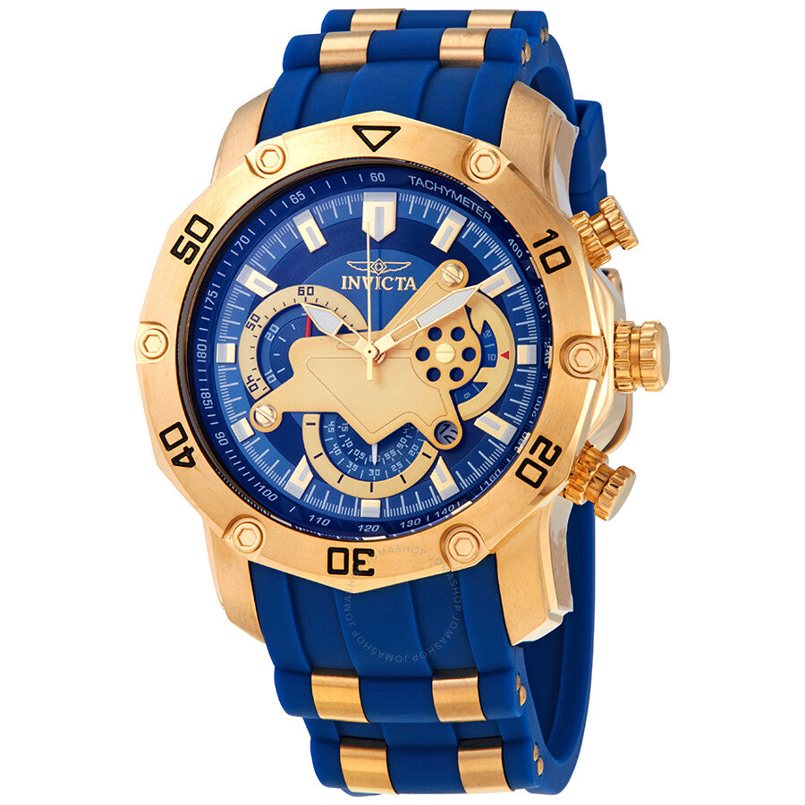 Invicta Pro Diver Chronograph Blue Dial Men's Watch 22798 - The Watches Men & Co