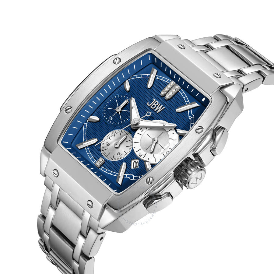 JBW Echelon Collection Chronograph Automatic Blue Dial Men's Watch J6409D - Dawson Watches #2