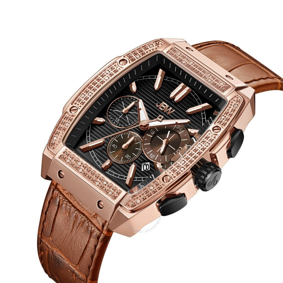 JBW Echelon Chronograph Quartz Diamond Grey Dial Men's Watch J6379D - Dawson Watches #2
