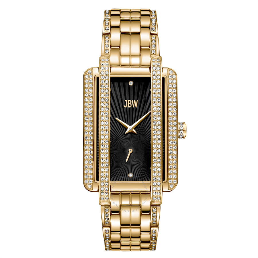 JBW Mink Collection Automatic Diamond Black Dial Ladies Watch J6358G - Dawson Watches