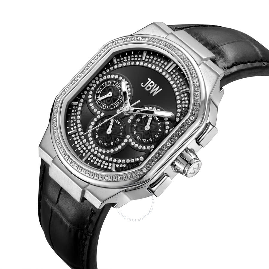 JBW Orion Collection GMT Automatic Black Dial Men's Watch J6408C - Dawson Watches #2