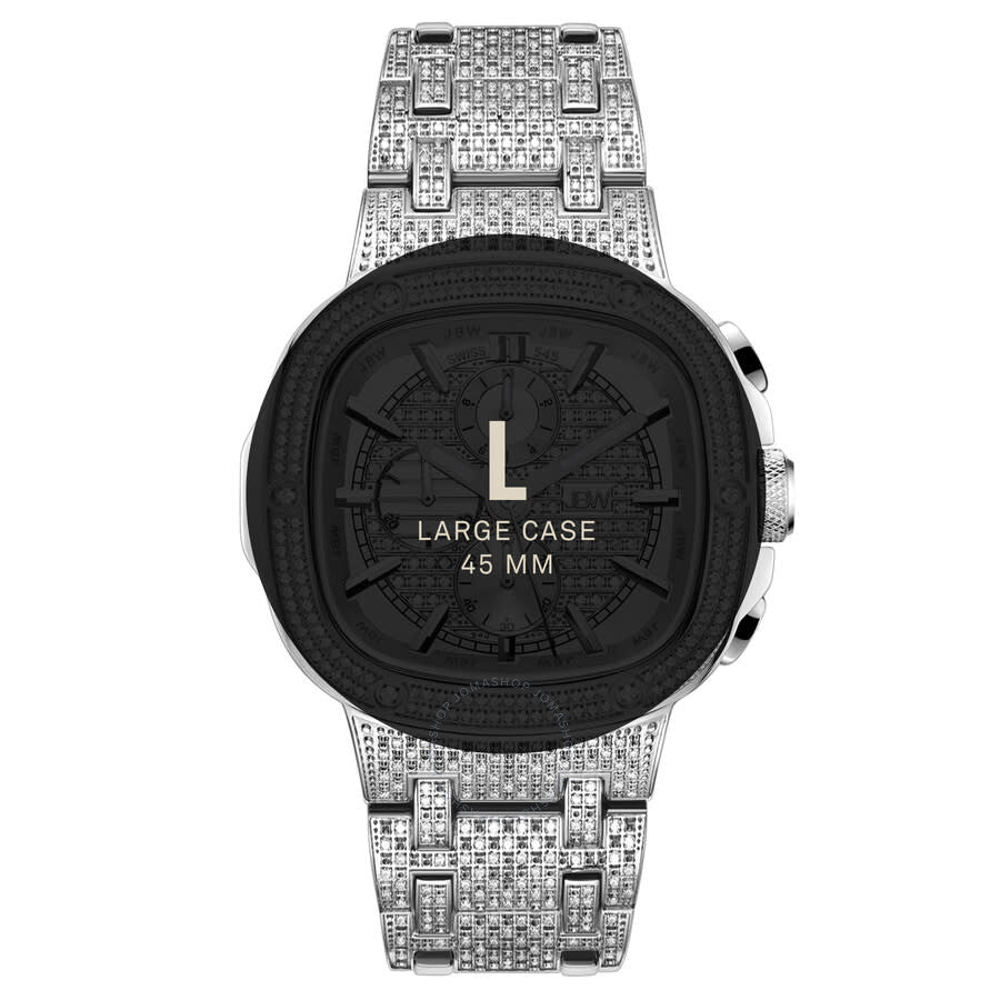 JBW Platinum Series Chronograph Silver-tone Dial Men's Watch PS545B - Dawson Watches #5