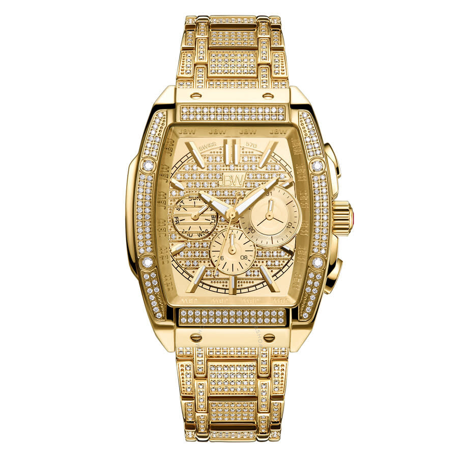 JBW Platinum Series Gold-tone Dial Men's Watch PS570A - Dawson Watches #2