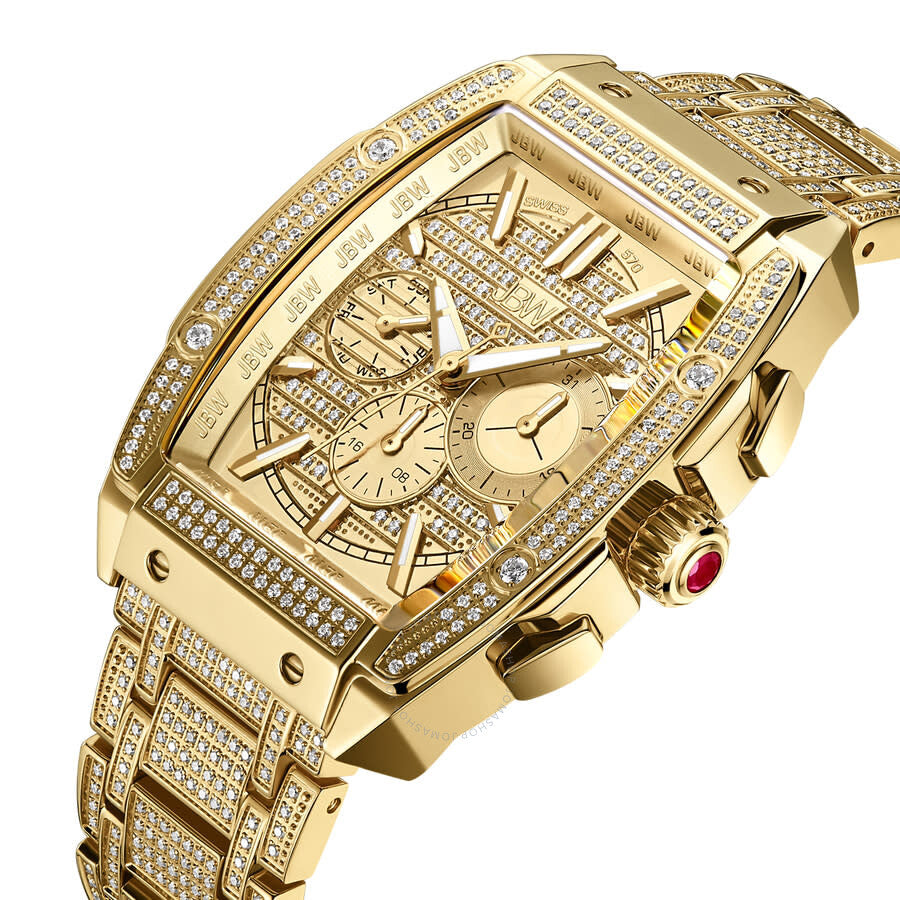 JBW Platinum Series Gold-tone Dial Men's Watch PS570A - Dawson Watches #3