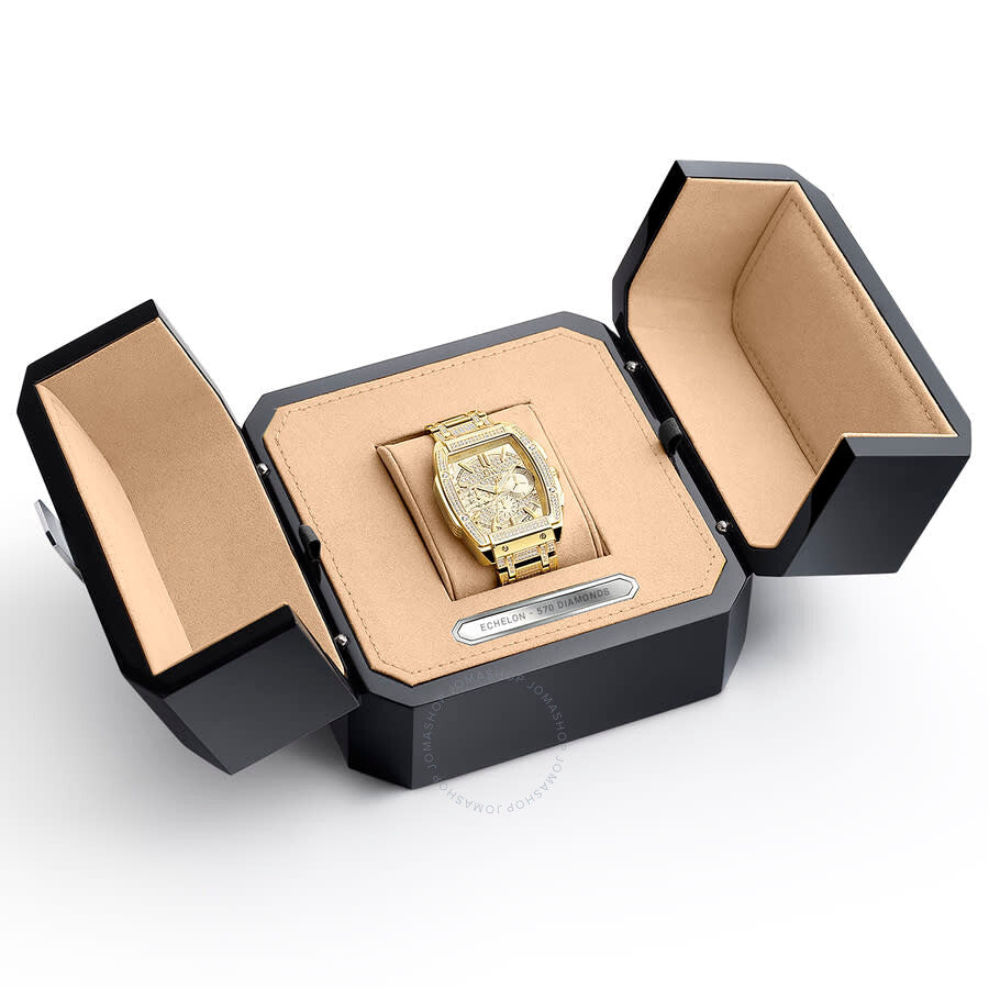 JBW Platinum Series Gold-tone Dial Men's Watch PS570A#PS570A - Dawson Watches #6
