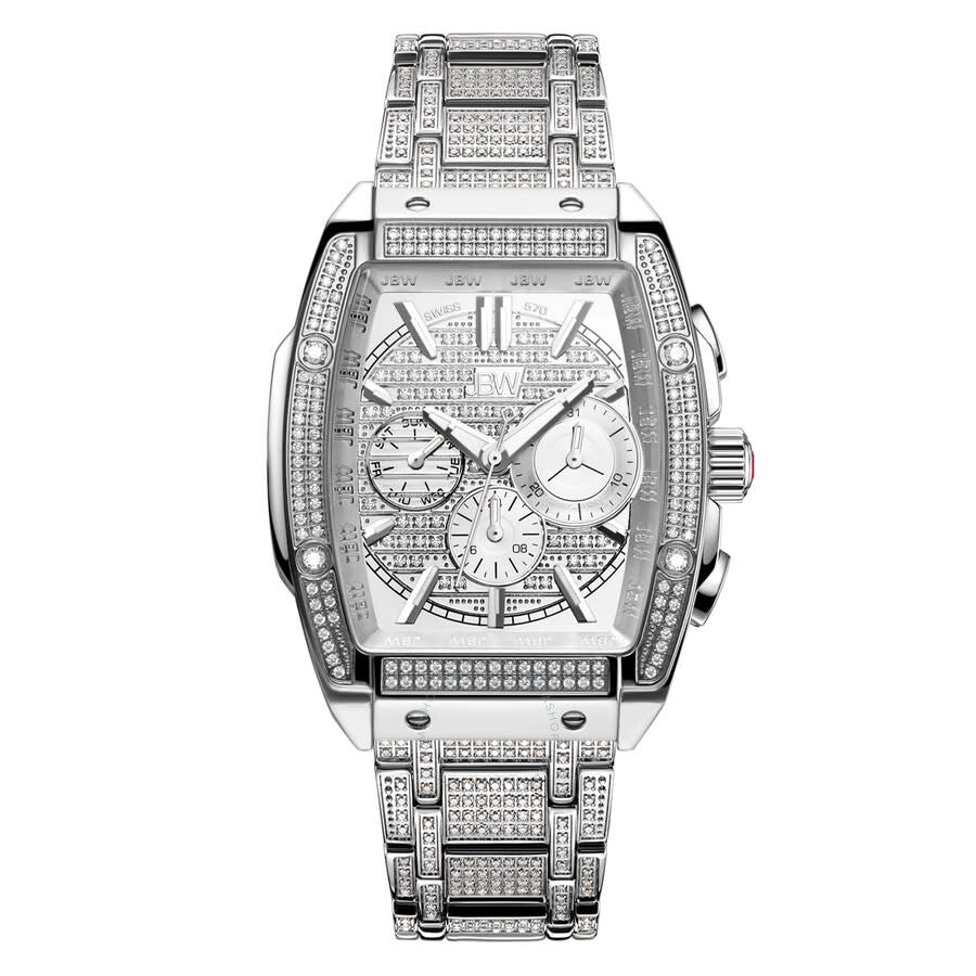 JBW Platinum Series Silver-tone Dial Men's Watch PS570B - Dawson Watches