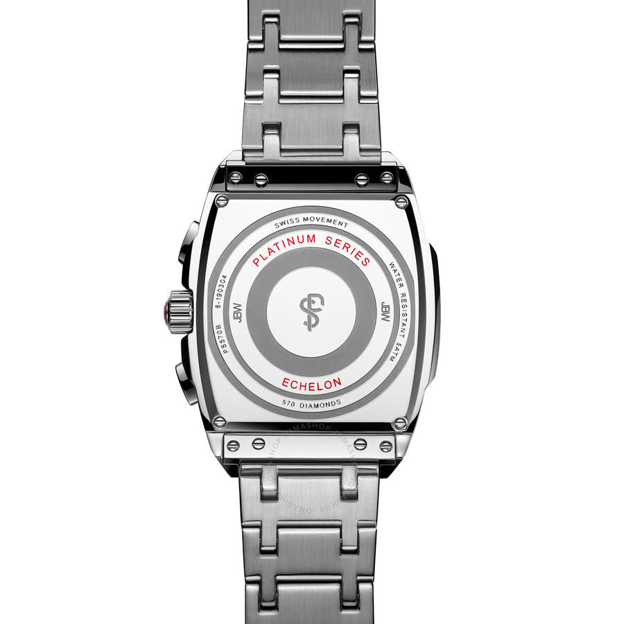 JBW Platinum Series Silver-tone Dial Men's Watch PS570B - Dawson Watches #2