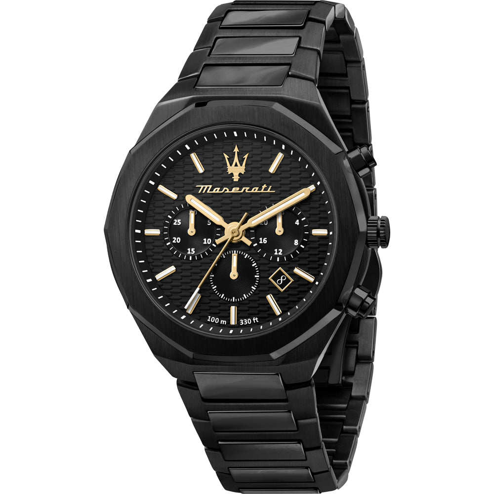 Maserati Stile Black Chronograph   R8873642005 - The Watches Men & CO