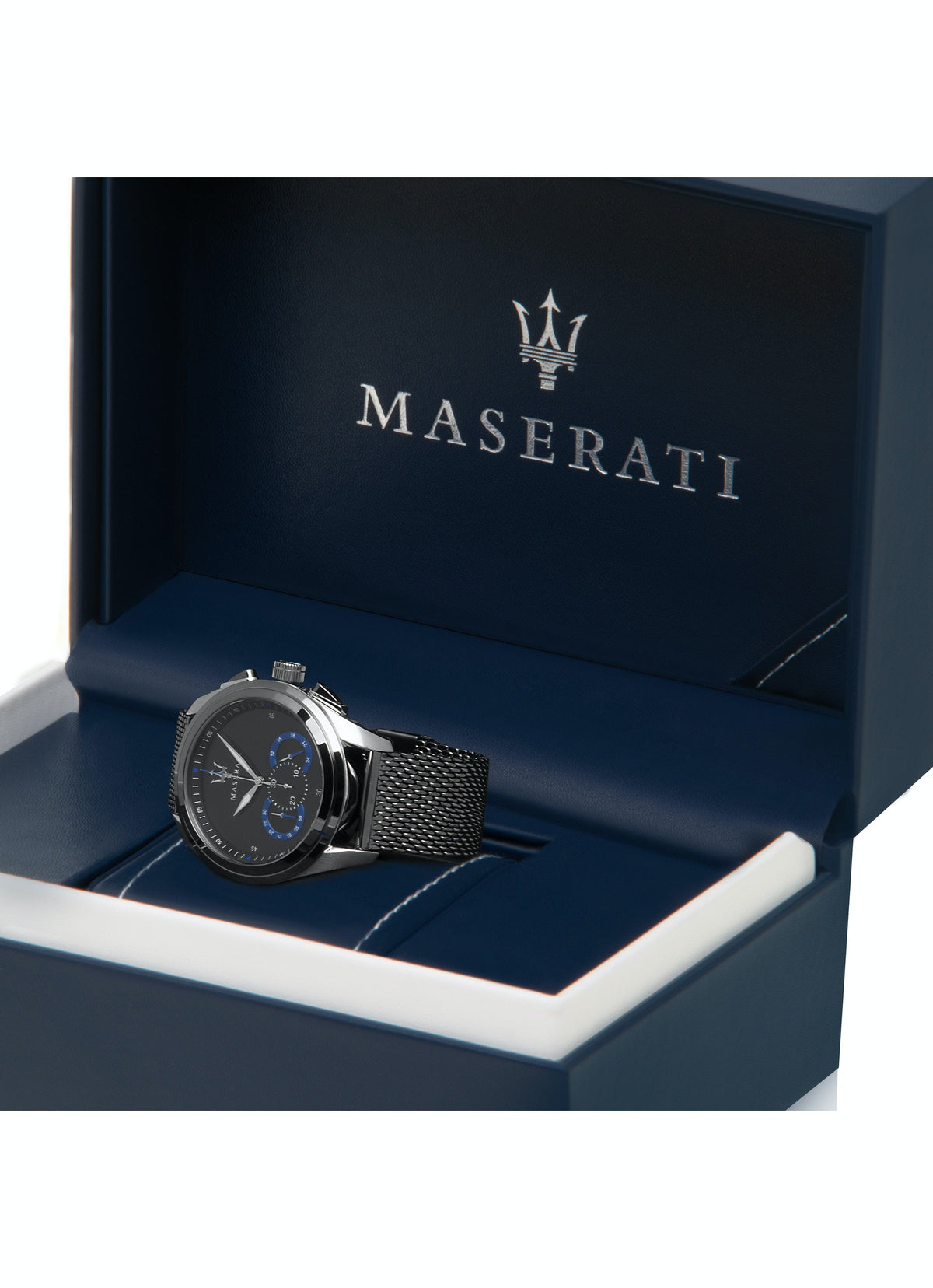 Maserati Traguardo Chronograph Black Dial Men’s Watch R8873612006 - Watch