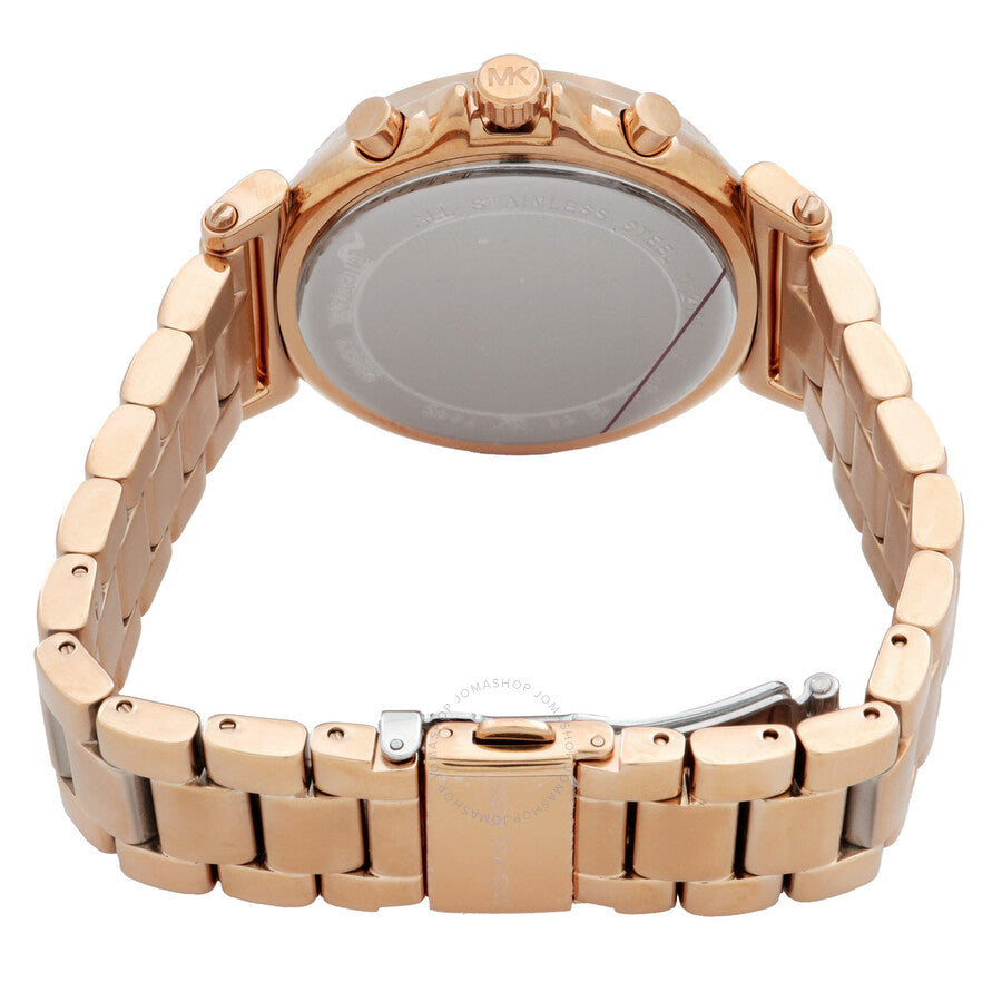 Michael Kors Maren Chronograph Quartz Rose Gold Dial Ladies Watch MK7494 - Kiwi Watches #3
