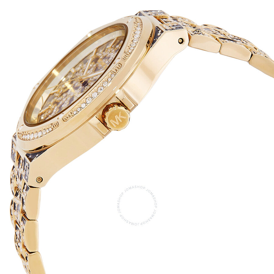 Michael Kors Oversized Lennox Animal Pave Quartz Watch MK7284 - Kiwi Watches #2
