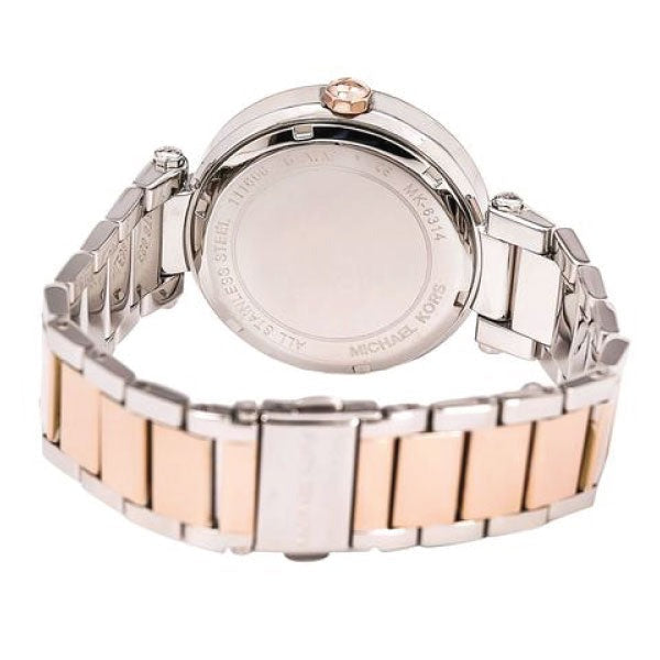 Michael Kors Parker Rose Gold and Silver Ladies Watch MK6314 - The Watches Men & CO #3