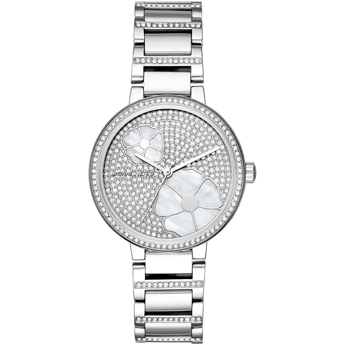 Michael Kors Courtney Pavé Silver Women's Watch - MK3835