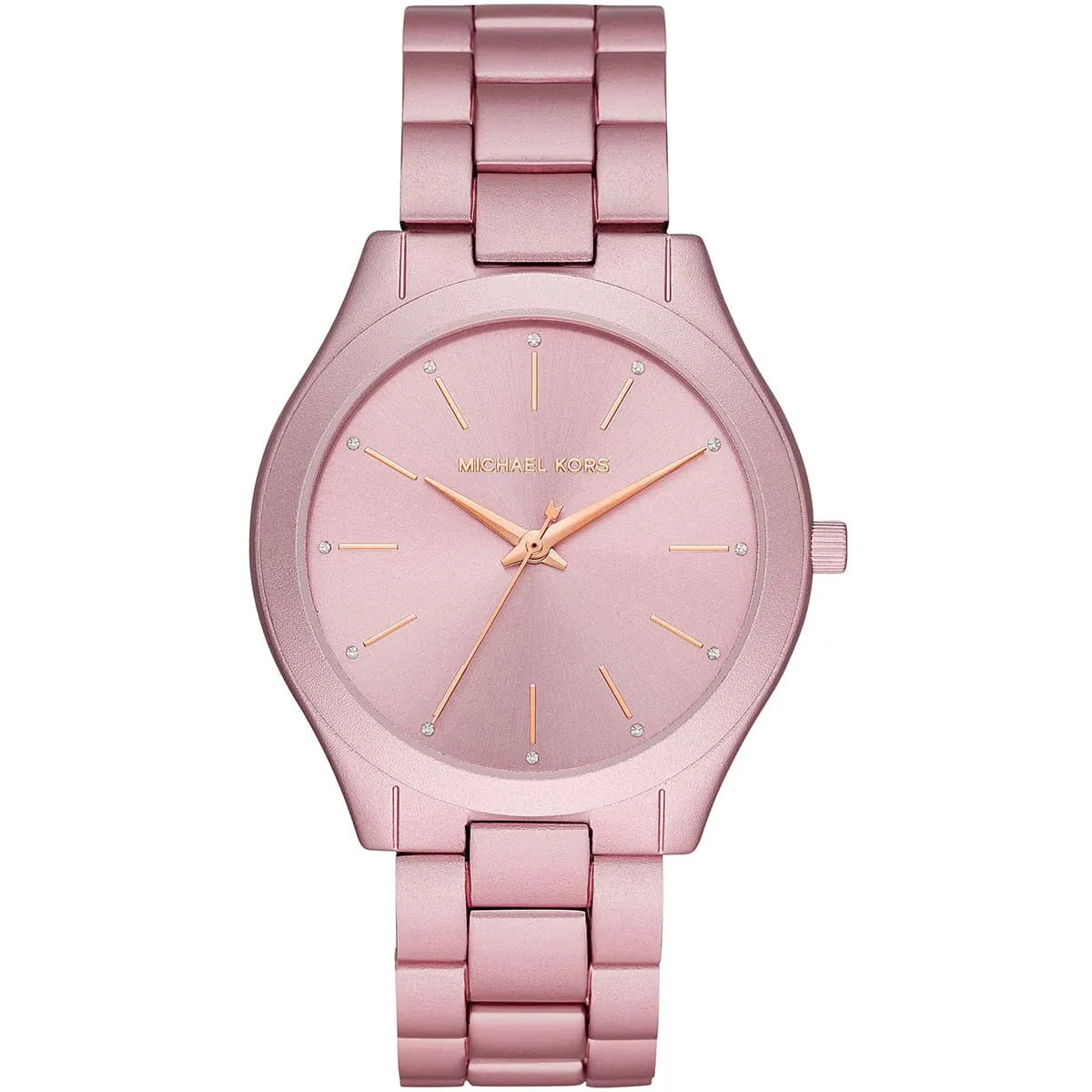 Michael Kors Slim Runway Pink Aluminum Women's Watch - MK4456