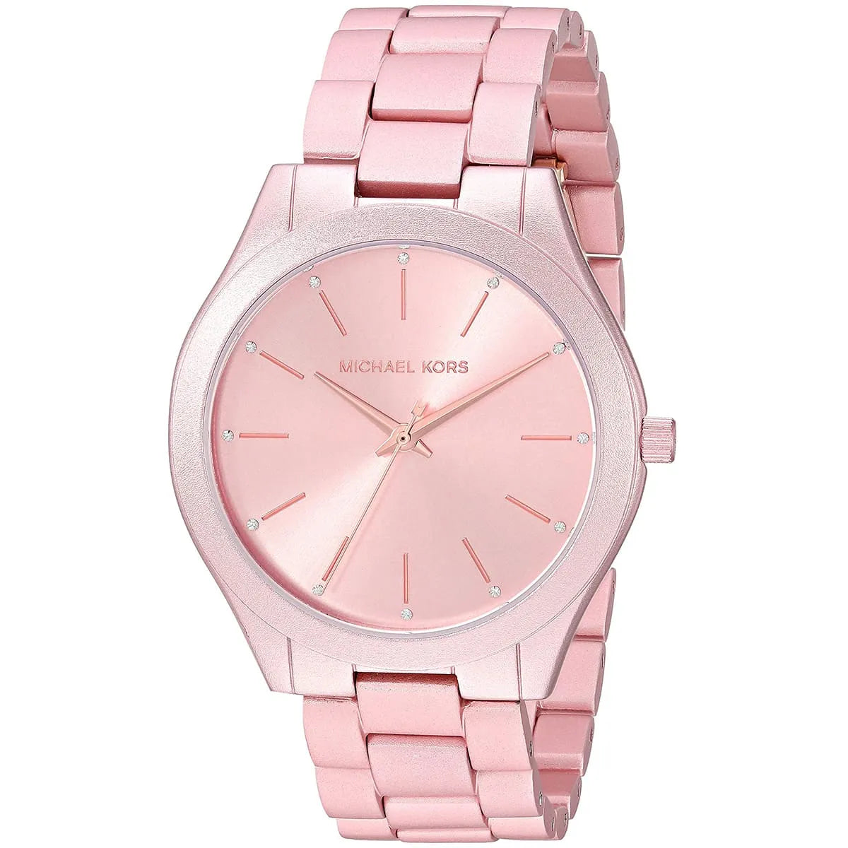 Michael Kors Slim Runway Pink Aluminum Women's Watch - MK4456