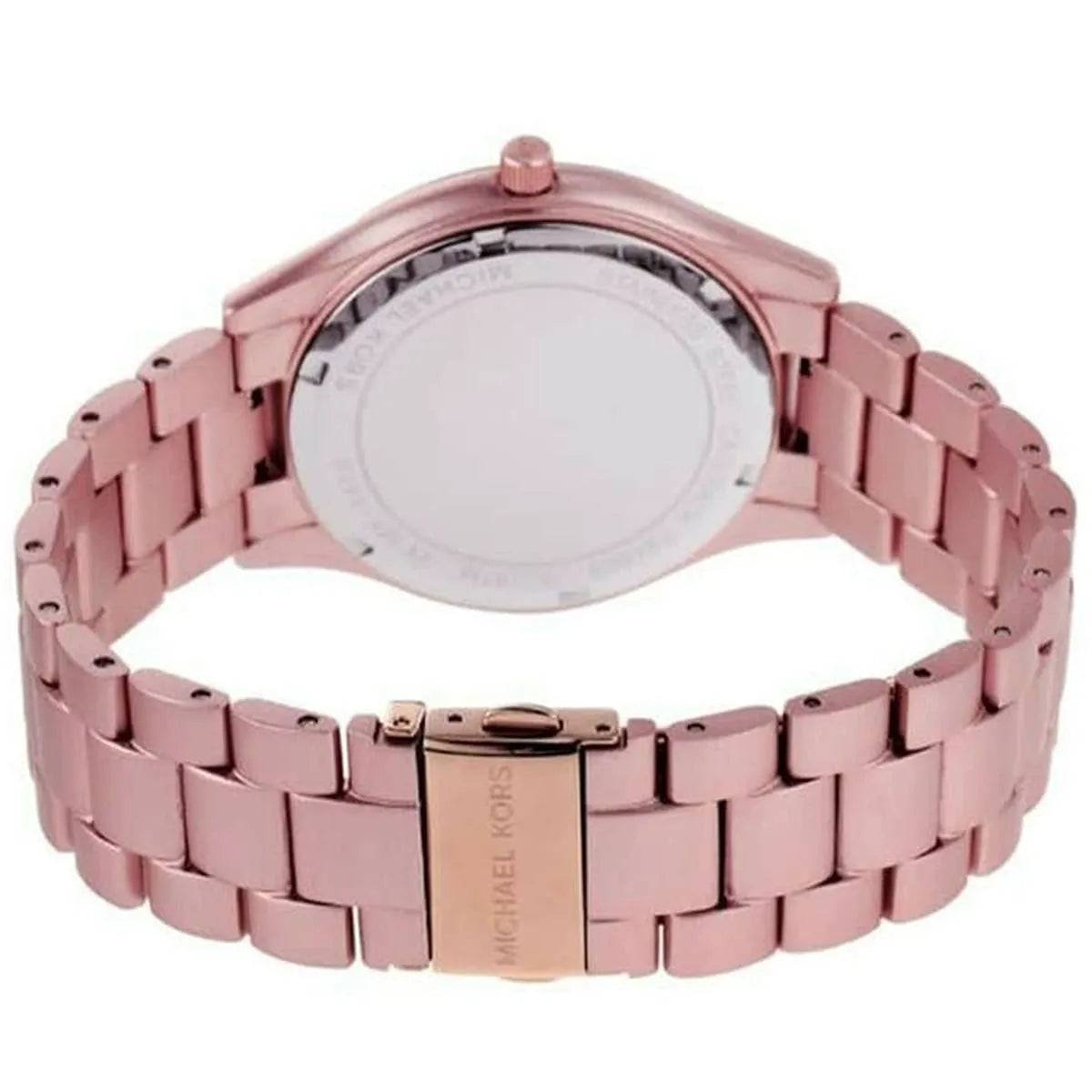 Michael Kors Slim Runway Pink Aluminum Women's Watch - MK4456