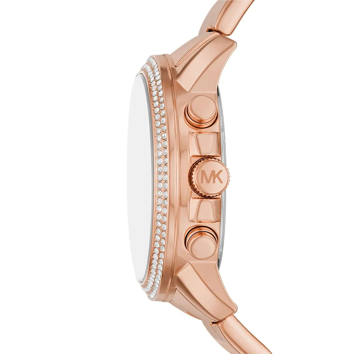 Michael Kors Lexington Three-Hand Rose Gold-Tone Lexington Lux Women's Watch - MK7444