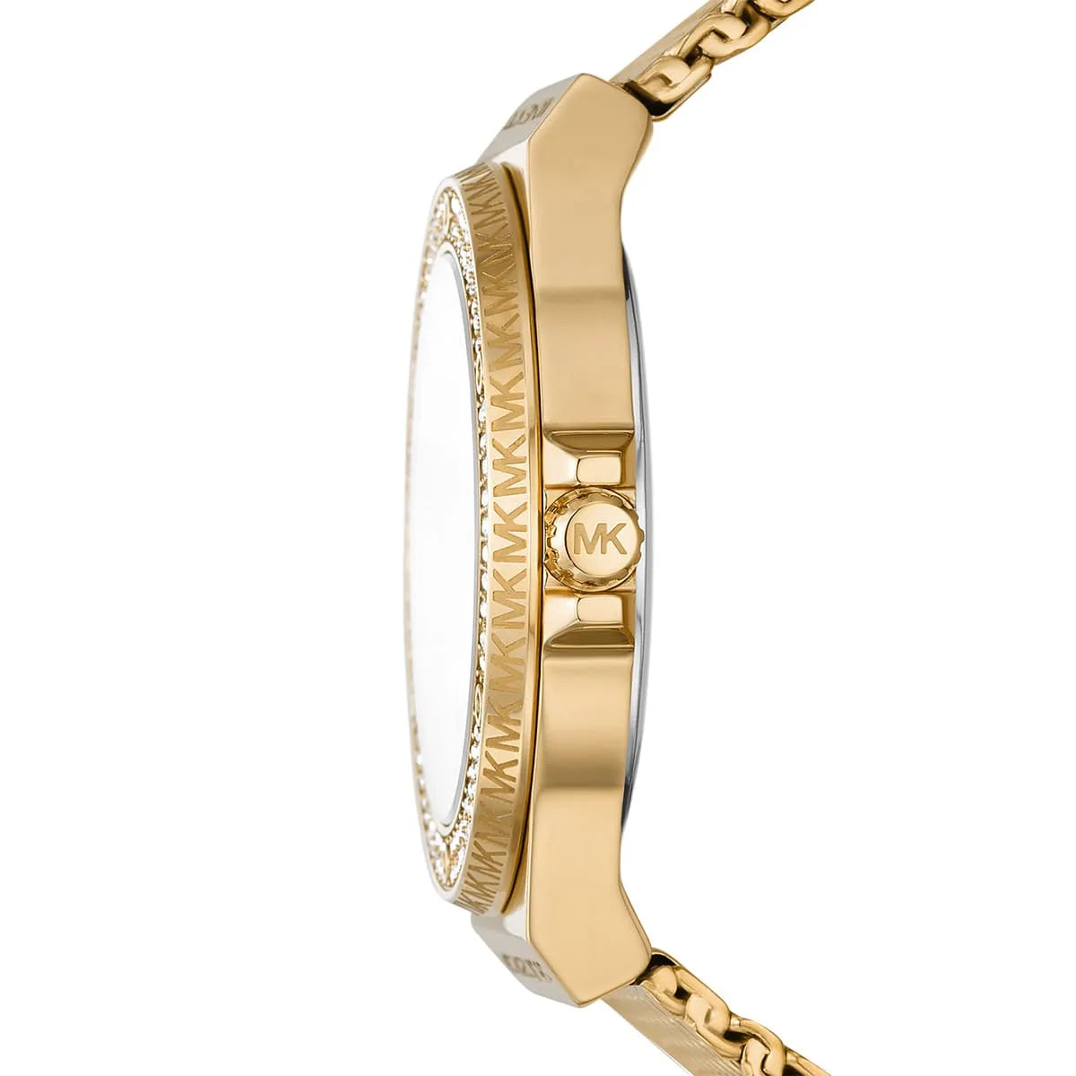 Michael Kors Lennox Pavé Gold-Tone Mesh Women's Watch - MK7335