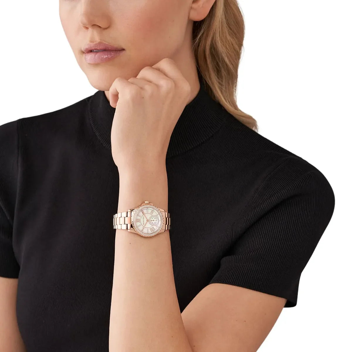 Michael Kors Mini Everest Rose Gold-Tone Women's Watch - MK7364