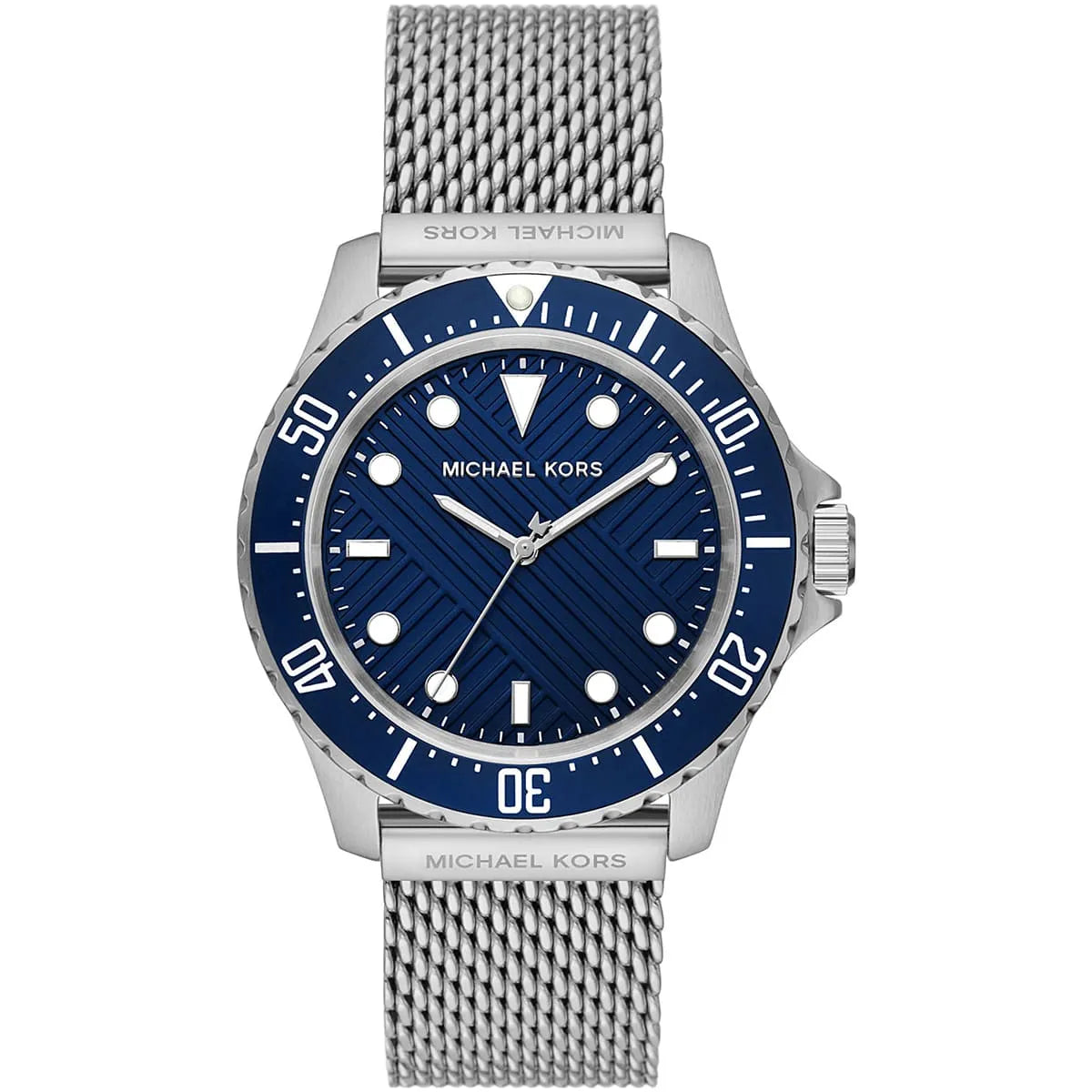 Michael Kors Oversized Slim Everest Silver-Tone Mesh Men's Watch - MK9082