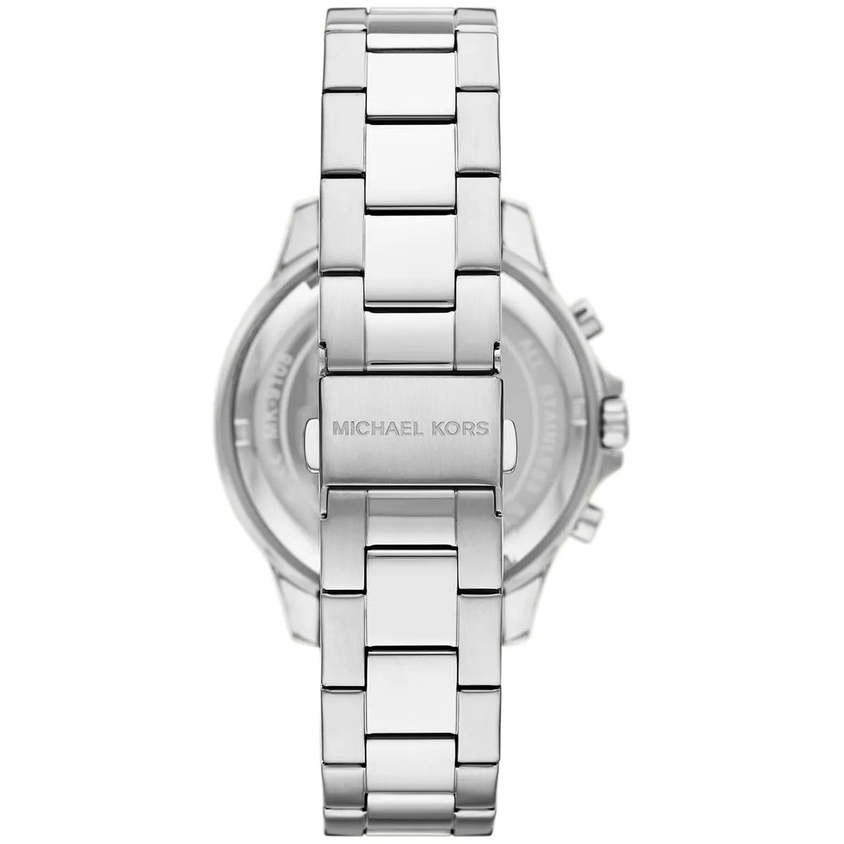 Michael Kors Grayson Chronograph Blue Dial Silver Men's Watch - MK9107