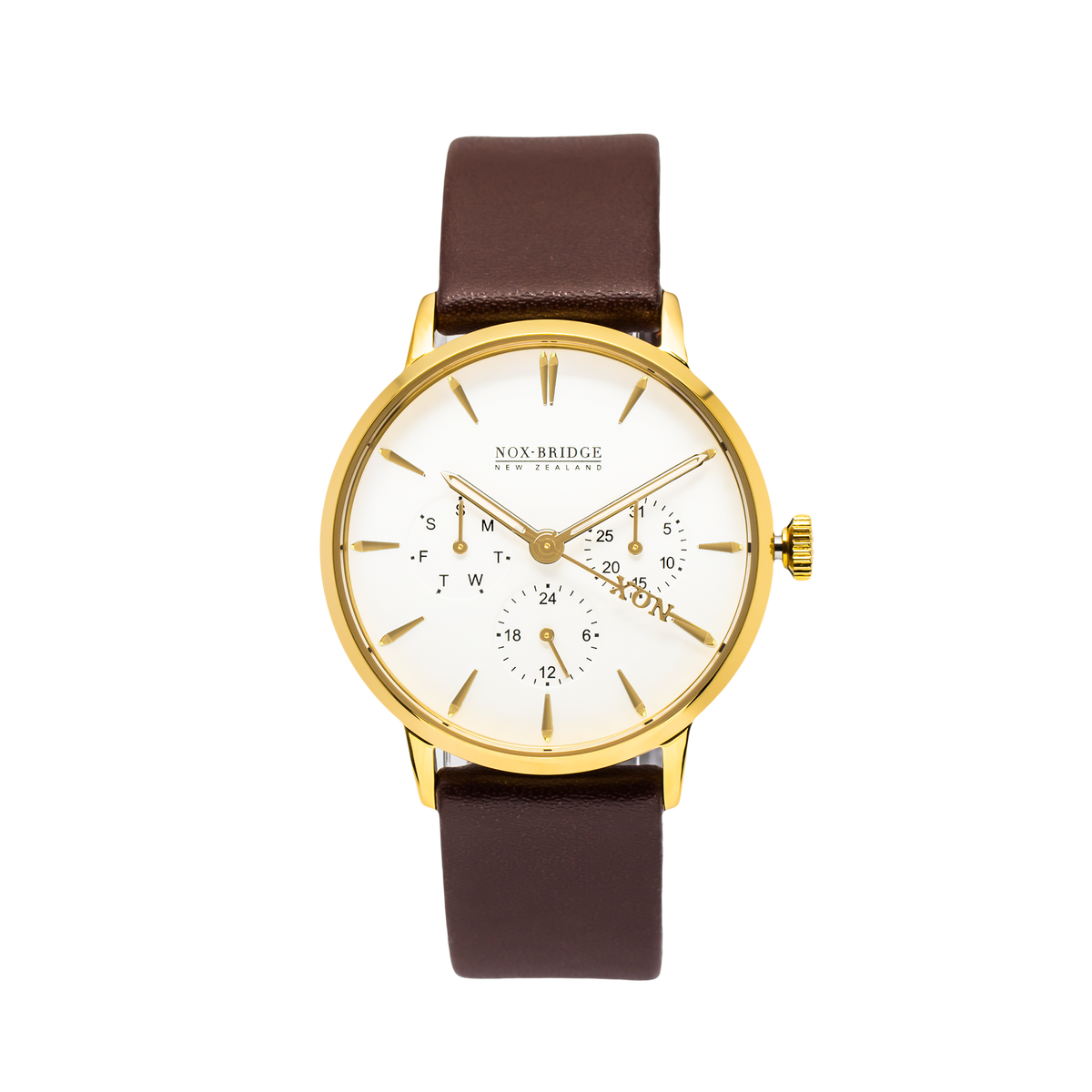 NOX-BRIDGE Classic Izar Gold 36MM  IG36 - The Watches Men & CO