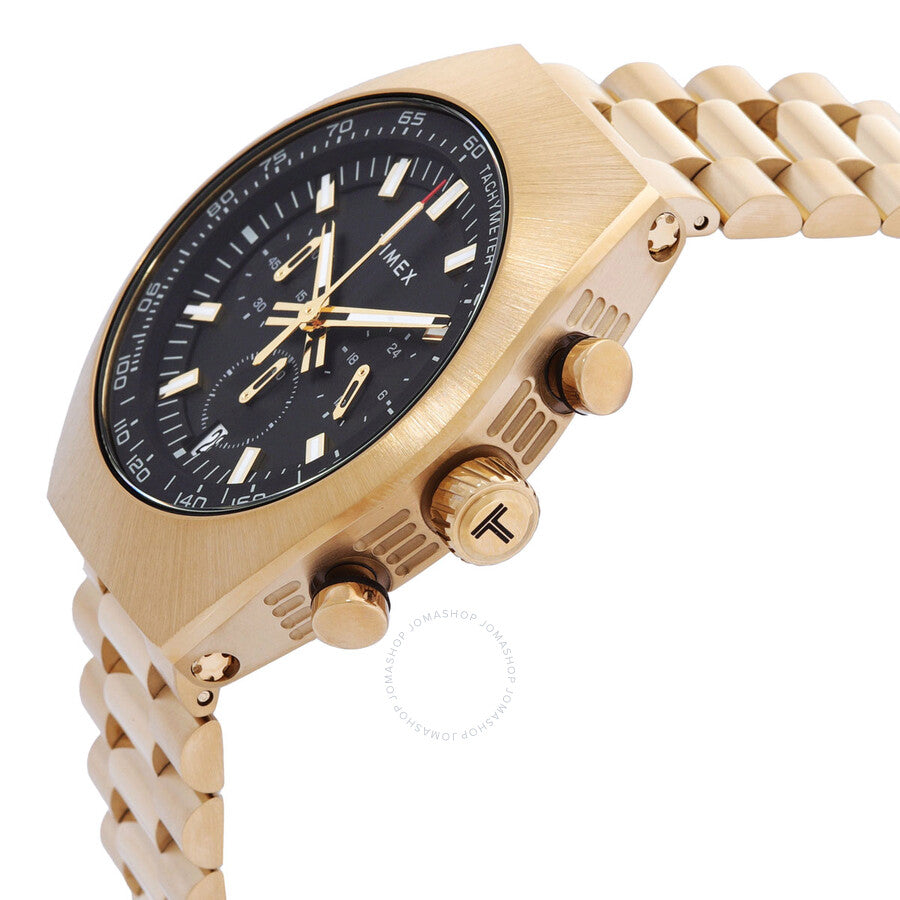 Open Box - Timex Legacy Chronograph Quartz Black Dial Men's Watch TW2W22100 - Dawson Watches #2