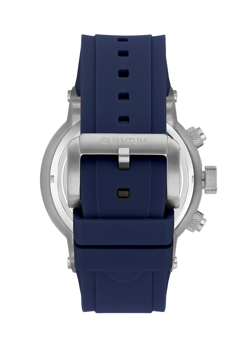 Quantum Hunter Men’s Dark Blue Dial Chronograph Watch – HNG1051.399 - Watch