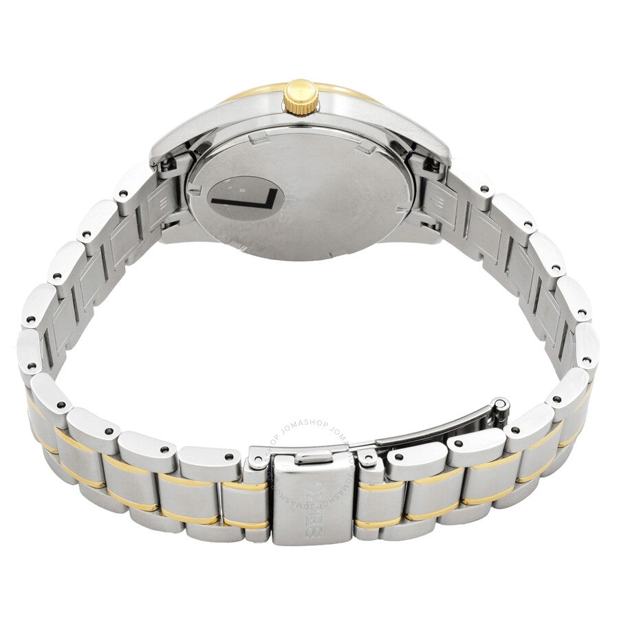 Seiko Diamonds Quartz Silver Dial Two-Tone Ladies Watch SUR582P1 - The Watches Men & Co #3